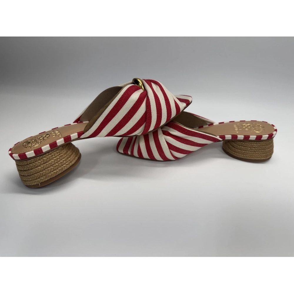 Vince Camuto Shoes Womens Size 9M Rose Stripe VC-Liane Espadrille Heels Summer - Picture 7 of 12